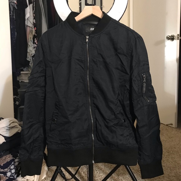 H&M Other - H&M Bomber Jacket Black